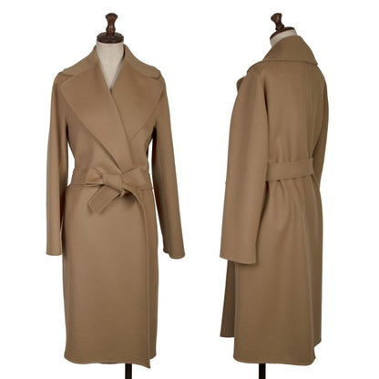 S MaxMara POLDO Pure Virgin Wool Double Face Coat Size 38
