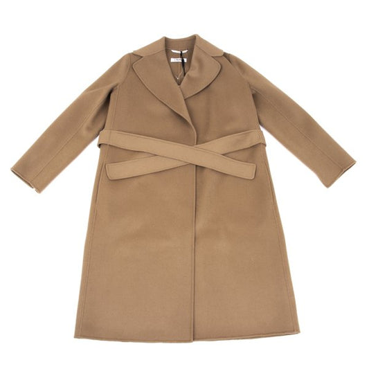 S MaxMara POLDO Pure Virgin Wool Double Face Coat Size 38