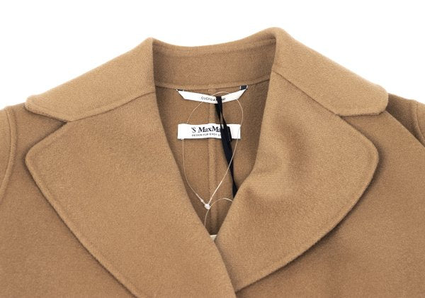 S MaxMara POLDO Pure Virgin Wool Double Face Coat Size 38