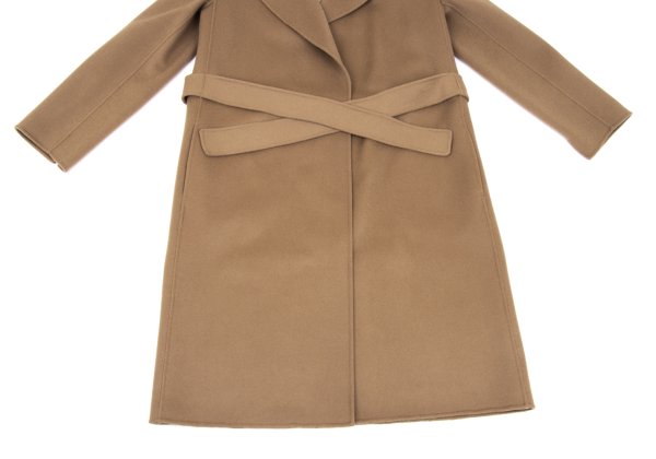 S MaxMara POLDO Pure Virgin Wool Double Face Coat Size 38