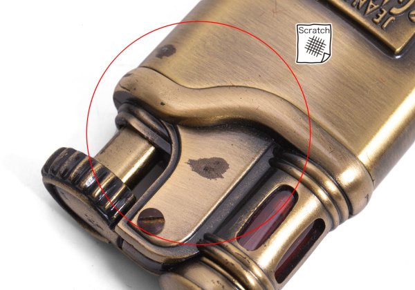 Jean Paul GAULTIER Gold Antique Gas Lighter