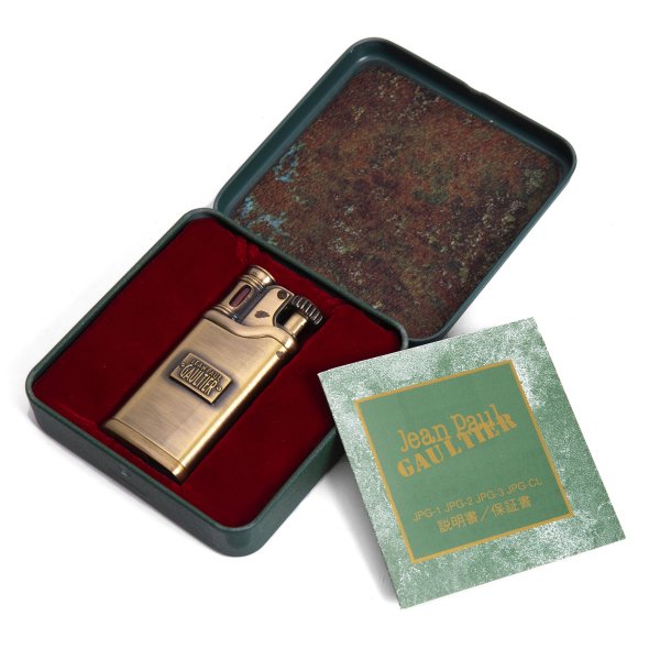 Jean Paul GAULTIER Gold Antique Gas Lighter