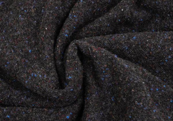 Papas Fleece-Lined Piping Mixed Knit Jacket Brown Size 48M
