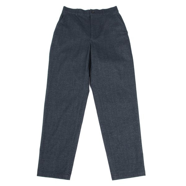 NON NO Italian Fabric Blended Tapered Pants Navy Size 36S