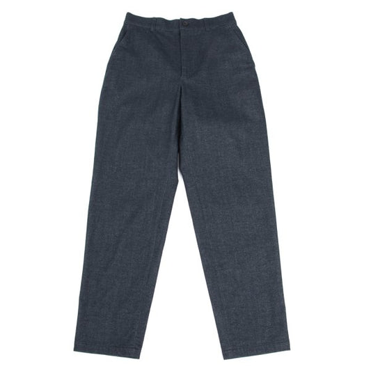 NON NO Italian Fabric Blended Tapered Pants Navy Size 36S