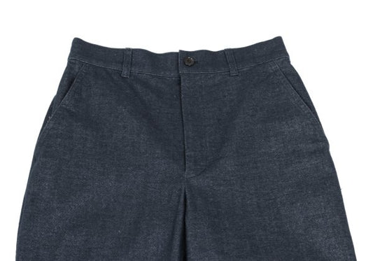 NON NO Italian Fabric Blended Tapered Pants Navy Size 36S