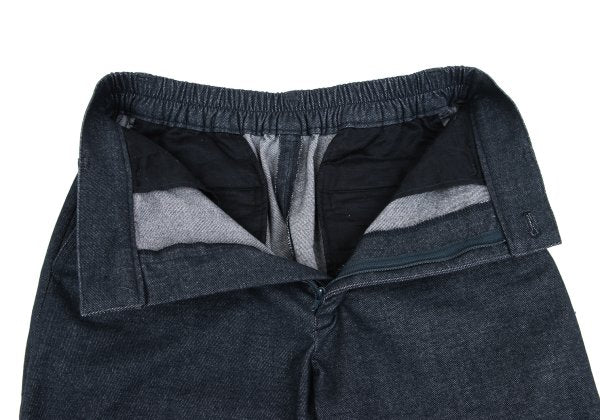 NON NO Italian Fabric Blended Tapered Pants Navy Size 36S