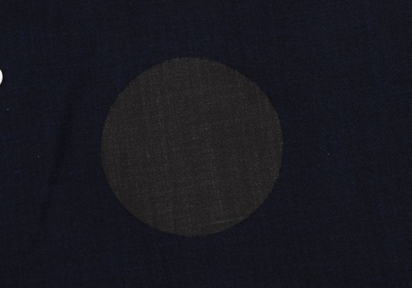 Y's Rayon Poly Dot Print 3/4 Sleeve Shirt Blue Size 4