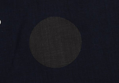 Y's Rayon Poly Dot Print 3/4 Sleeve Shirt Blue Size 4