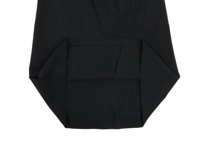 Y's Blended Wool Curved Dart Skirt Black Size 3