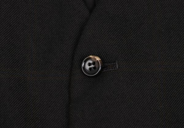COMME des GARCONS HOMME Wool Gabardine Check Vest Size M
