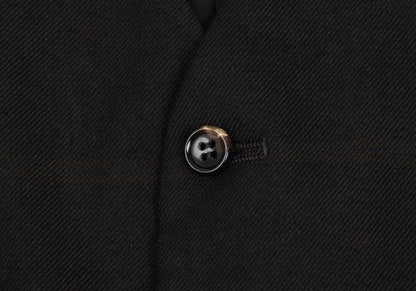 COMME des GARCONS HOMME Wool Gabardine Check Vest Size M
