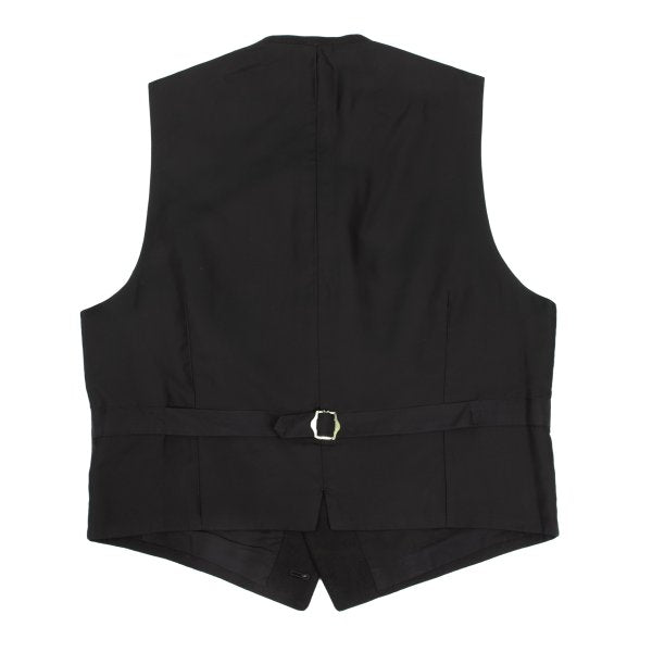COMME des GARCONS HOMME Wool Gabardine Check Vest Size M