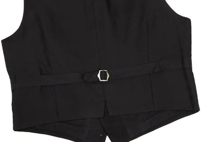COMME des GARCONS HOMME Wool Gabardine Check Vest Size M