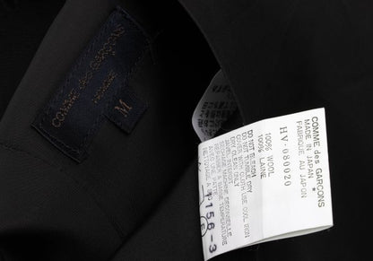 COMME des GARCONS HOMME Wool Gabardine Check Vest Size M