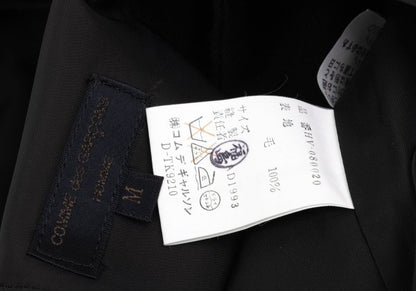 COMME des GARCONS HOMME Wool Gabardine Check Vest Size M