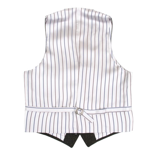 Paul Smith LONDON Cow Embroidered Nep Vest Khaki Size M