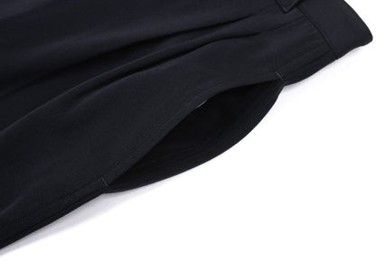 Y's Wool Gabardine Two-Tuck Wide Pants Navy Size M