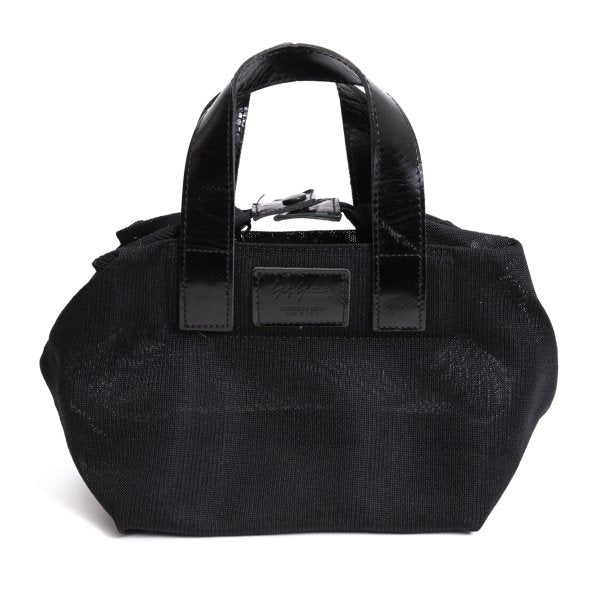 Yohji Yamamoto Mesh Mini Handbag Black