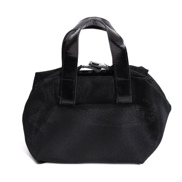 Yohji Yamamoto Mesh Mini Handbag Black