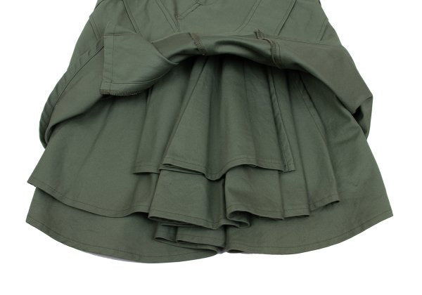 JUNYA WATANABE CDG Military Reworked Midi Skirt Khaki Size S