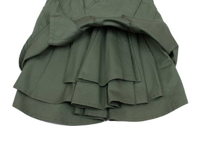 JUNYA WATANABE CDG Military Reworked Midi Skirt Khaki Size S