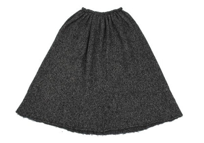 Y's Wool Blend Gathered Midi Skirt Beige Size 3