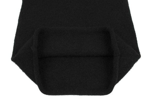 Y's Wool Blend U-Neck Sweater Black Size 3