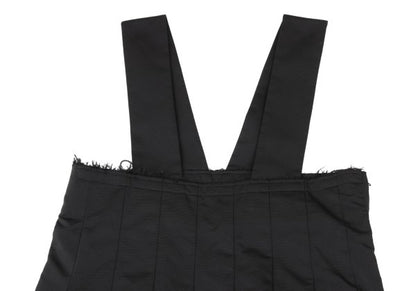 COMME des GARCONS Polyester Pleated Skirt Black Size S