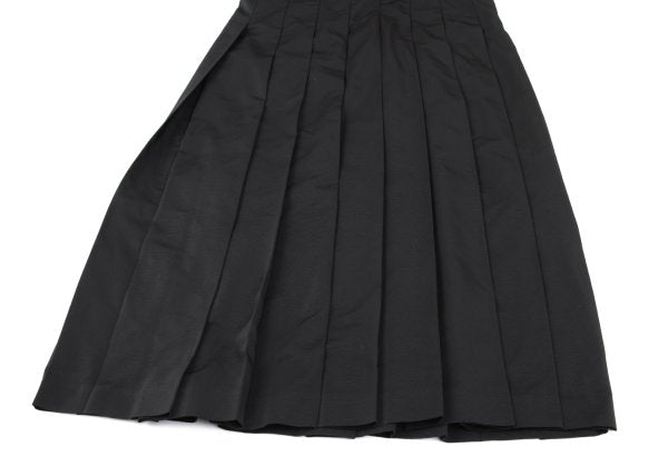 COMME des GARCONS Polyester Pleated Skirt Black Size S