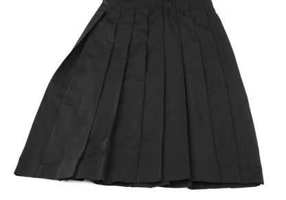 COMME des GARCONS Polyester Pleated Skirt Black Size S
