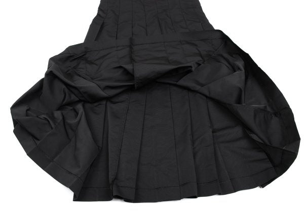 COMME des GARCONS Polyester Pleated Skirt Black Size S