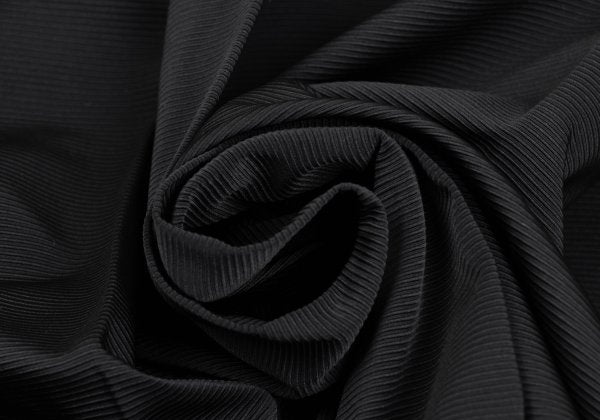 COMME des GARCONS Polyester Pleated Skirt Black Size S