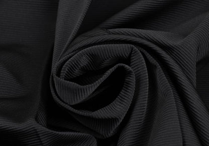 COMME des GARCONS Polyester Pleated Skirt Black Size S