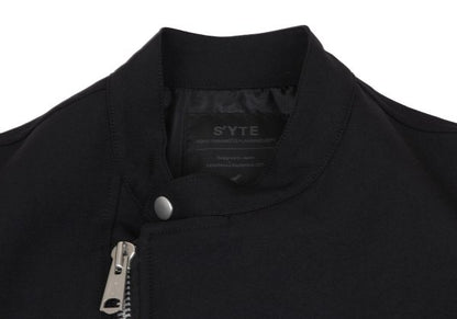s'yte Poly Padded Elbow Patch Rider Jacket Black Size 2