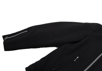 s'yte Poly Padded Elbow Patch Rider Jacket Black Size 2