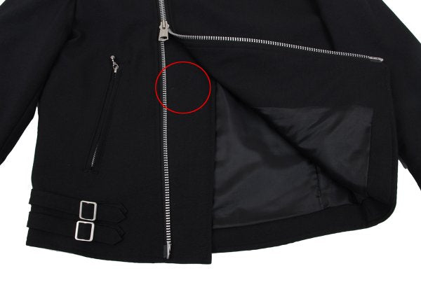 s'yte Poly Padded Elbow Patch Rider Jacket Black Size 2