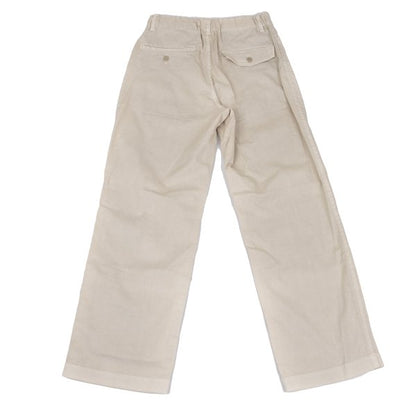 Plantation Garment Dyed Cotton Linen Pants Beige Size M