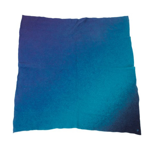 JURGEN LEHL Wool Angora Scarf Blue