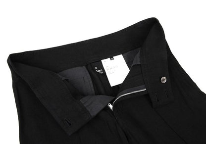 COMME des GARCONS Linen Rayon Wide Pants Black Size M