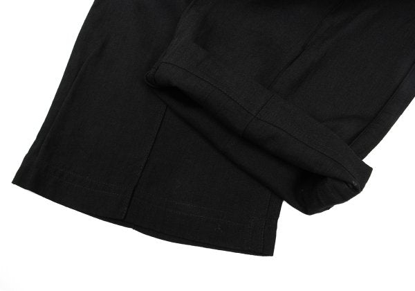 COMME des GARCONS Linen Rayon Wide Pants Black Size M