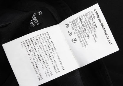 COMME des GARCONS Linen Rayon Wide Pants Black Size M