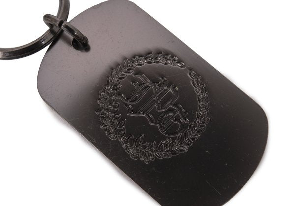 Jean Paul GAULTIER Dog Keychain Gunmetal