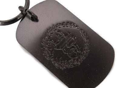 Jean Paul GAULTIER Dog Keychain Gunmetal