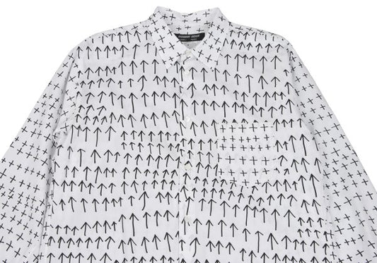 COMME des GARCONS HOMME DEUX Cotton Shirt White Size XL