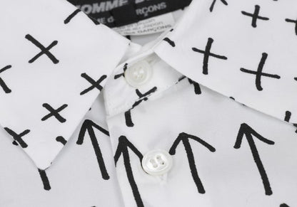 COMME des GARCONS HOMME DEUX Cotton Shirt White Size XL