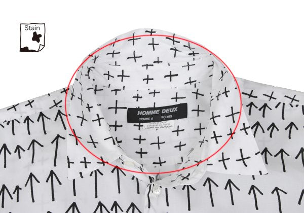 COMME des GARCONS HOMME DEUX Cotton Shirt White Size XL