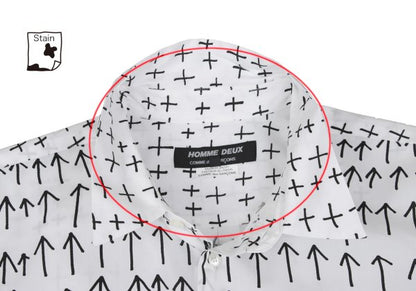COMME des GARCONS HOMME DEUX Cotton Shirt White Size XL