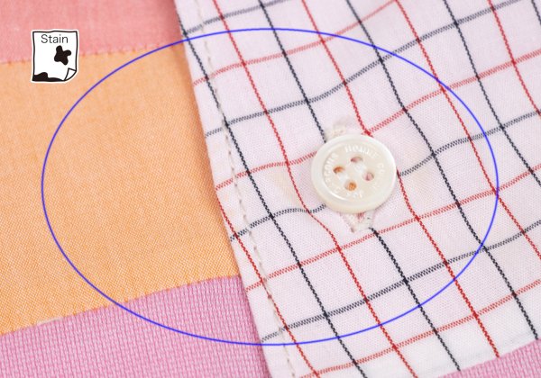 COMME des GARCONS HOMME Cotton Paneled SS Shirt Pink Size L