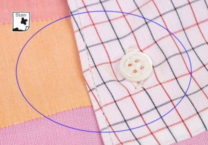 COMME des GARCONS HOMME Cotton Paneled SS Shirt Pink Size L